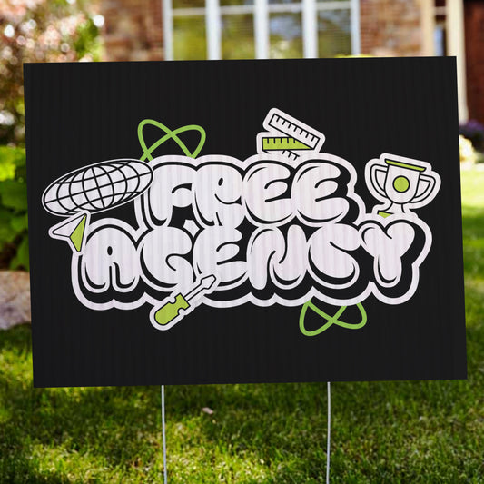 DOUBLE SIDED YARD SIGNS 18" x 24"